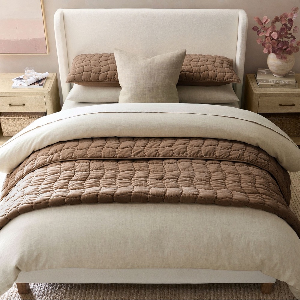 Pottery Barn Cozy Cloud Quilt Set